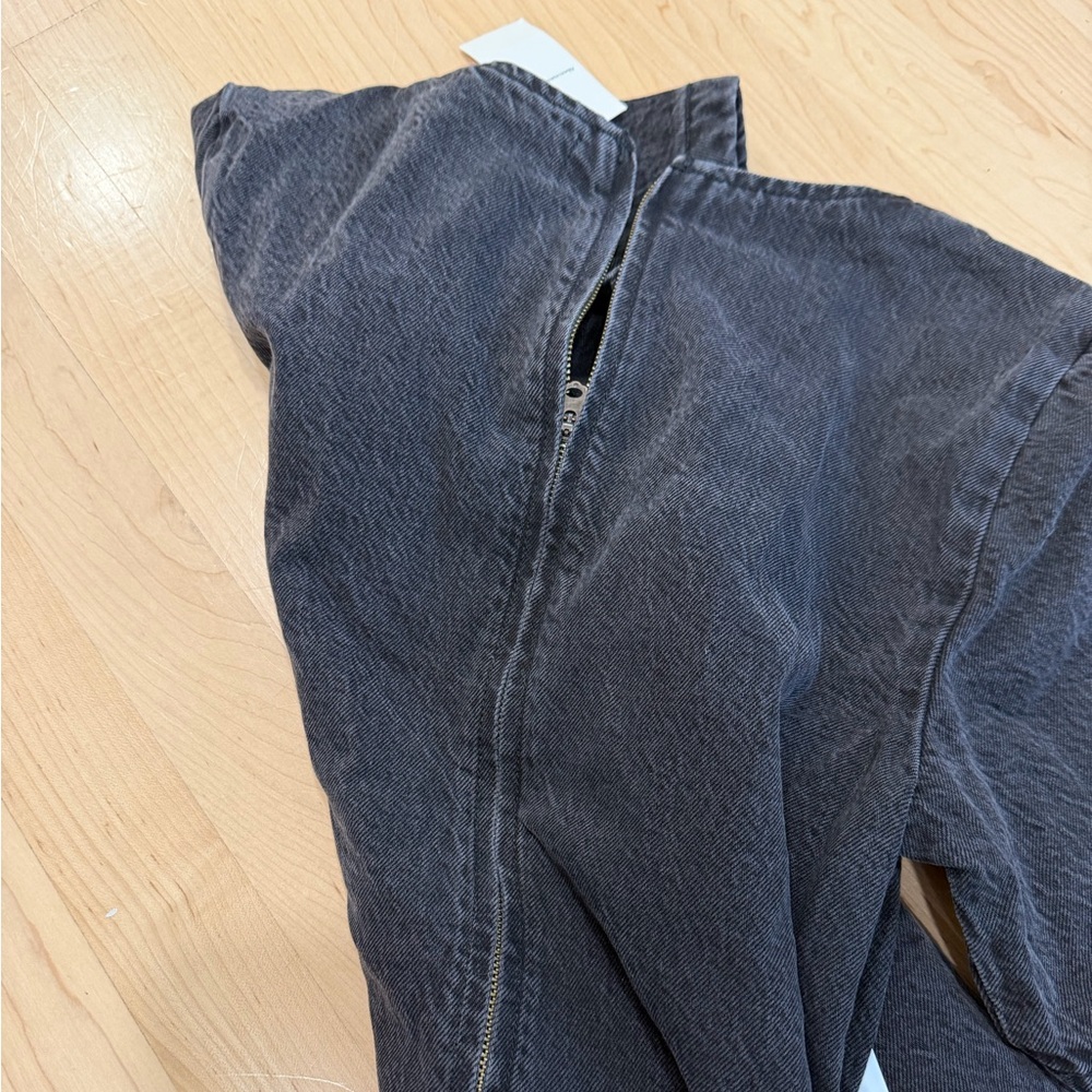 Abercrombie & Fitch Washed Black Mini Shift Dress - Picture 5 of 5